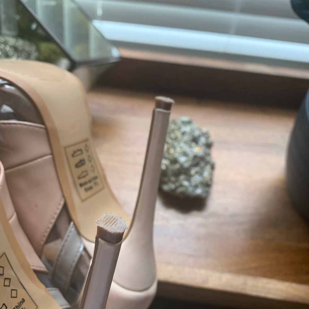 Nude Patent High Heel Stilleto - Picture 12 of 13